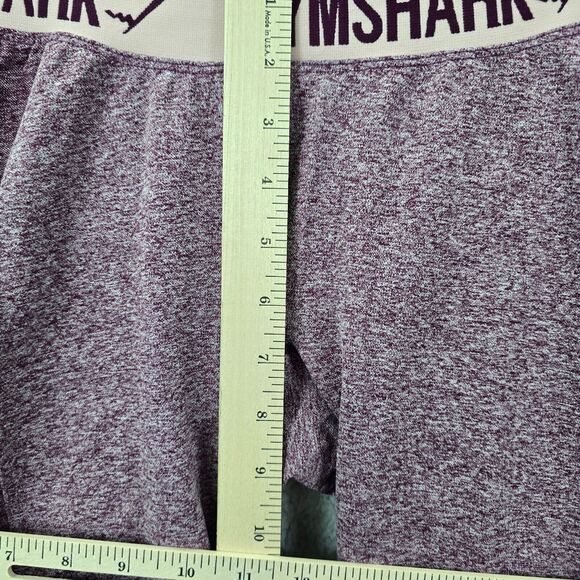 Gymshark Spellout Waistband Leggings Purple Space dye Size M - Picture 8 of 10